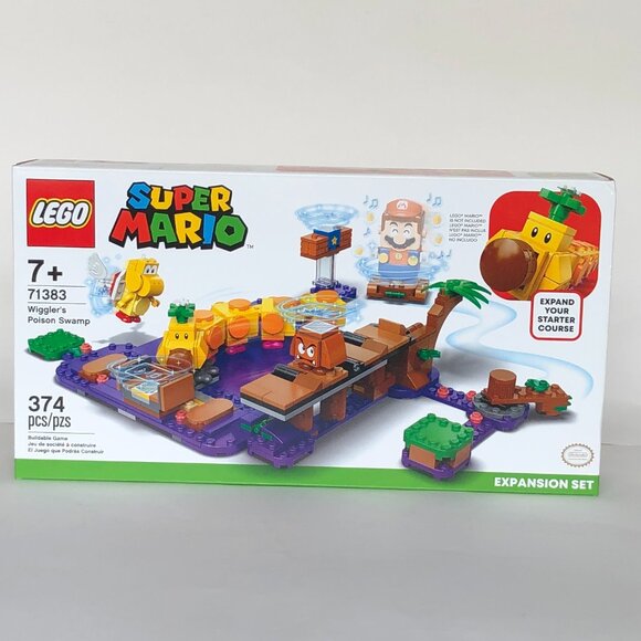 Brand New Lego Super Mario Wiggler's Poison Swamp Expansion 71383 - Picture 5 of 9